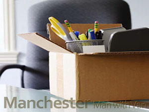 Box with Office Supplies